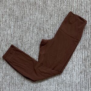 lululemon athletica Align High-Rise Crop 23” Roasted Brown Size 6 EUC